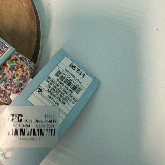 Kids' Drew Footbed Sandals - Cat & Jack size 3 - Picture 6 of 7